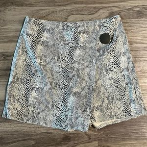 Snakeskin Skort